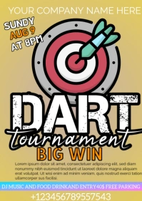 DART TOURNAMENT A5 template