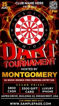 Dart Tournament Status WhatsApp template