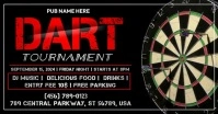 Dart Tournament auf Facebook geteiltes Bild template