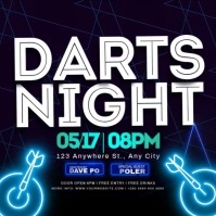 Dart Tournament Instagram-Beitrag template