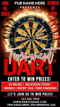 Dart Tournament Status WhatsApp template