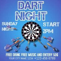 DART TOURNAMENT Instagram Post template