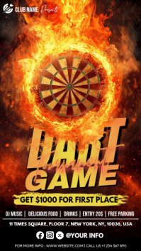 Sort Dart Tournament Digital Display Template