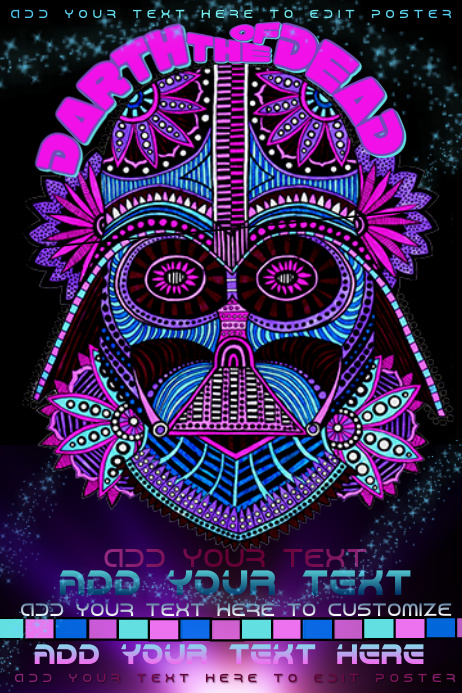 Darth Vader Dia De Los Muertos Tag Lt B Gt Der Lt B Gt Toten Paisley
