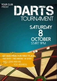 DARTS A4 template