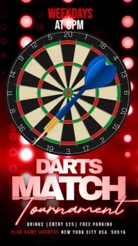 Darts Match Instagram Story template