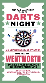 Darts Night Digitale display (9:16) template