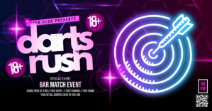 Darts Rush Banner ภาพที่แชร์บน Facebook template