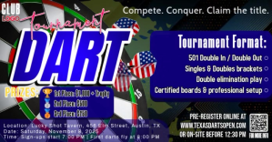 Darts Tournament ภาพที่แชร์บน Facebook template