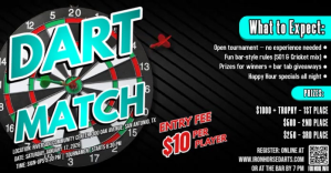 Darts Tournament ภาพที่แชร์บน Facebook template