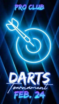 Darts Tournament Instagram Story template