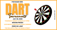 Darts Tournaments Game Facebook Shared Image template