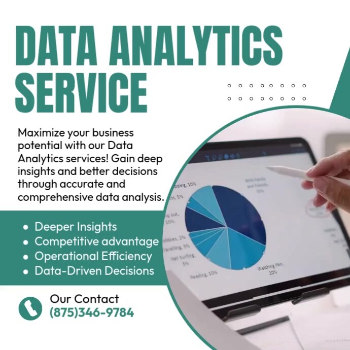 Copy of Data Analytics Service | PosterMyWall