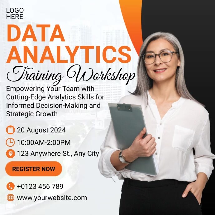 Copy of Data Analytics Training Workshop | PosterMyWall