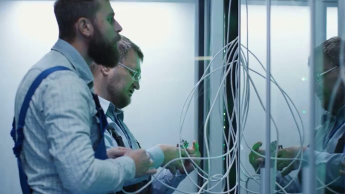 Data center technology server video YouTube Channel Cover Photo template