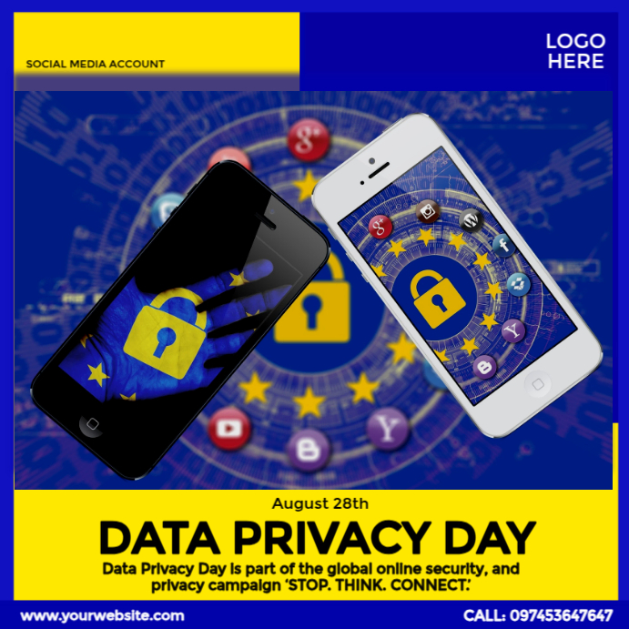 Data Privacy Day Instagram Post template