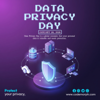 Data Privacy Day Instagram Post template