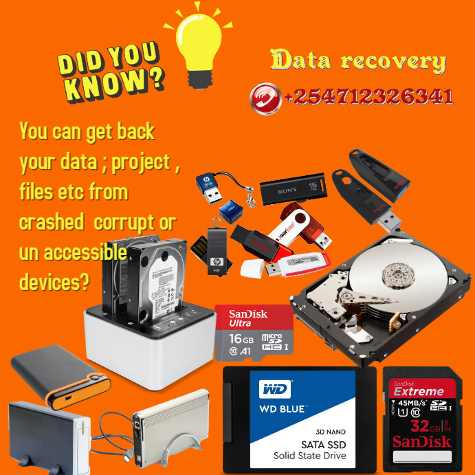 Copy of data recovery | PosterMyWall