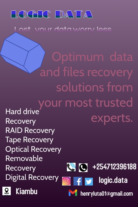Data recovery Template | PosterMyWall