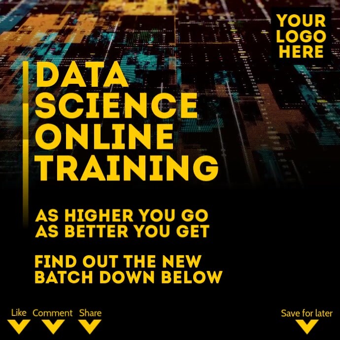 Data Science Online Training Template | PosterMyWall