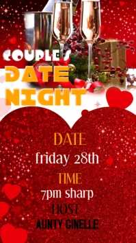 Date Night Instagram Story template
