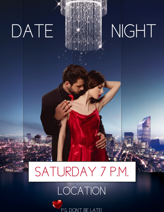 Date Night Design DATE NIGHT Template | PosterMyWall