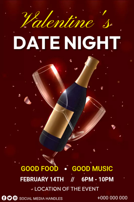 Date Night Design Date Night Template | PosterMyWall