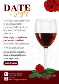 Date night exclusive A4 template