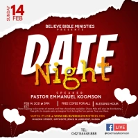 Date Night Poster Template Square (1:1)