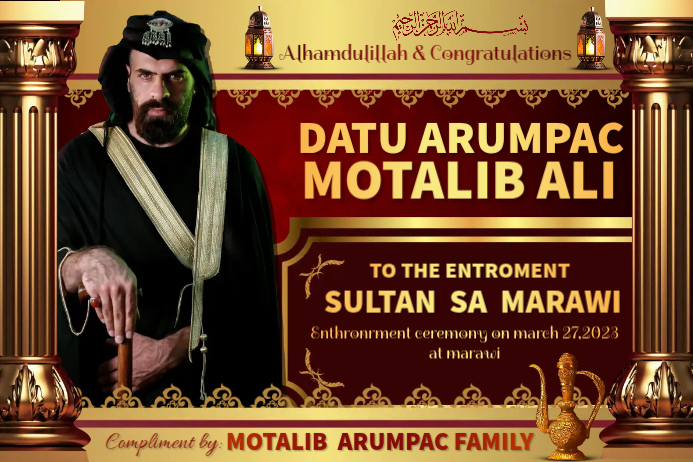 Datu Tarpaulin Template | PosterMyWall