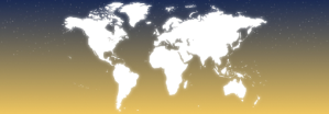 Brown World Map Tumblr-banner Template
