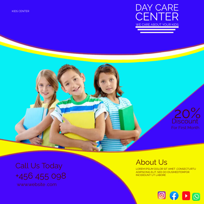 Copy Of Day Care Center PosterMyWall copy-of-day-care-center-postermywall