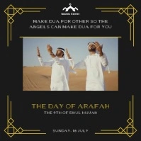 Day of Arafah Brown Instagram Video template