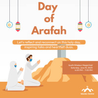 Day of Arafah Illustrated Instagram Post template