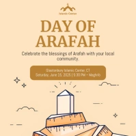 Day of Arafah Illustrated Instagram Post template