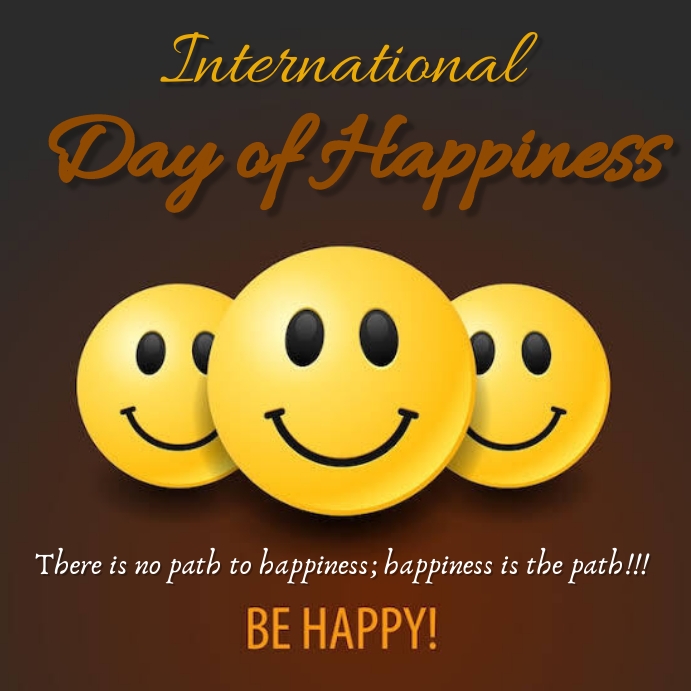 Day of Happiness Template | PosterMyWall