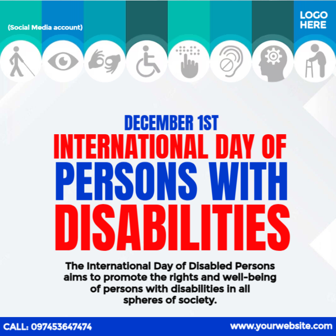 Day of Persons with Disabilities Ad Template | PosterMyWall