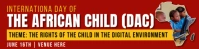 day of the african child Banner 2 x 8 template