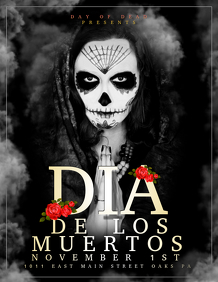 customizable design templates for day of the dead postermywall