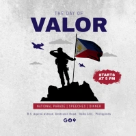 Day Of Valor Square Post template