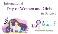 Day of Women and Girls in Science Tag template
