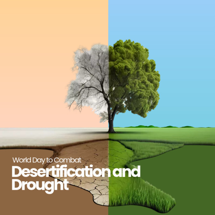 Copy of Day to Combat Desertification and Drought | PosterMyWall