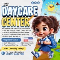 Daycare Center Ads Post Instagram template