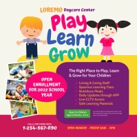 Daycare Center Instagram Post template