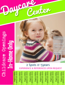 100 customizable design templates for daycare flyer postermywall daycare posters