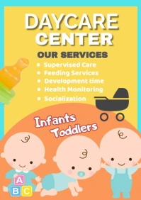 Daycare centre A1 template