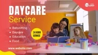 Daycare Service Banner Ad Digital Display (16:9) template