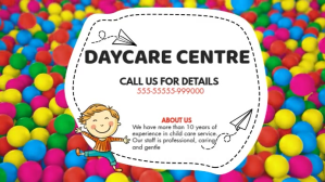 Daycare Template Digital Display (16:9)