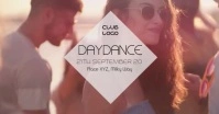 Daydance openair Summer Dance Sun Party Ad Portada de evento de Facebook template