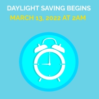 DAYLIGHT SAVING REMINDER Template PosterMyWall